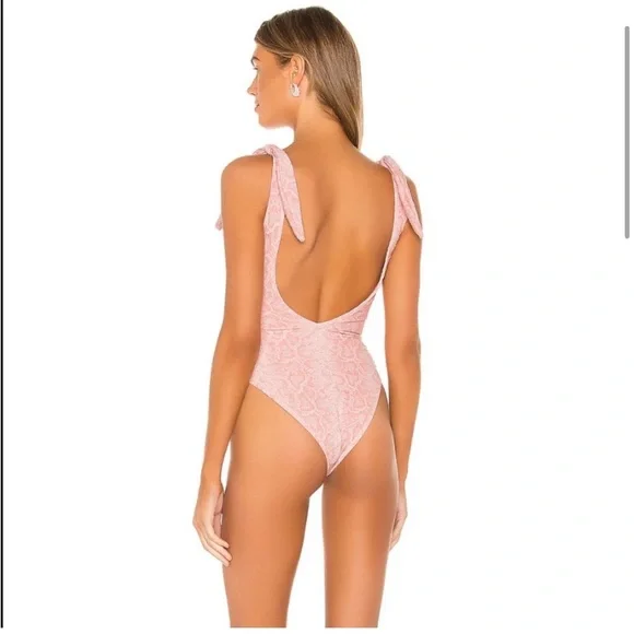 Tularosa Maryjane One Piece in Rosy Python SZ L - Picture 2 of 8